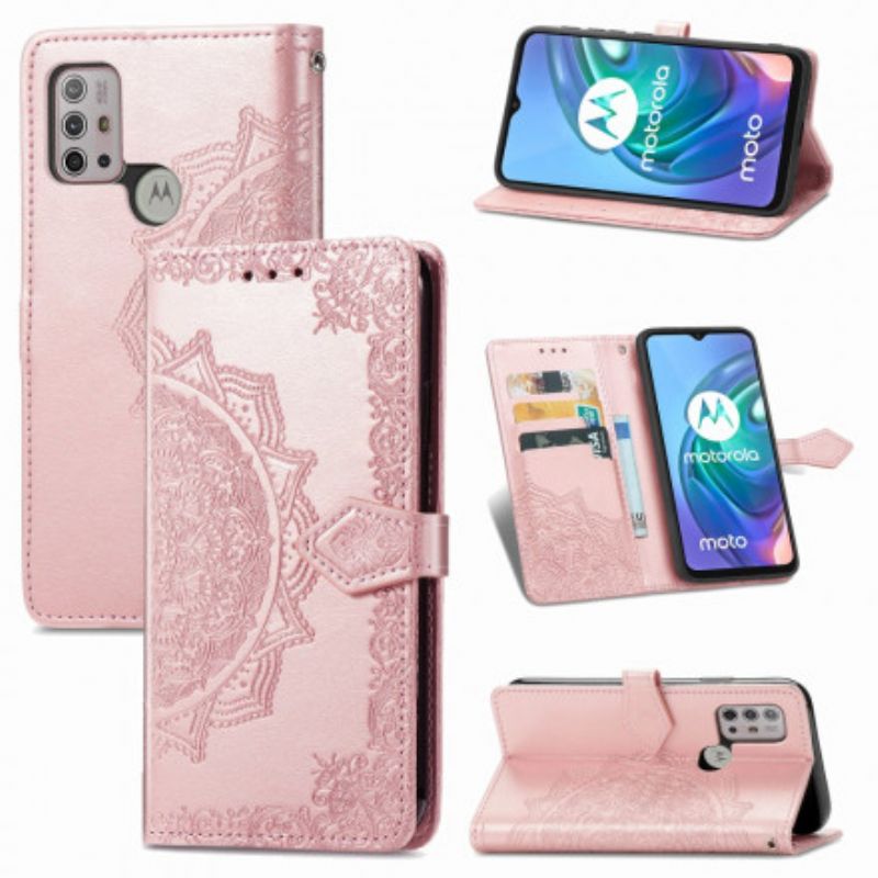 Flip Cover Til Moto G30 / G10 Mandala Middelalder