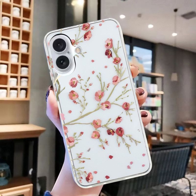 Cover iPhone 16 Blomster