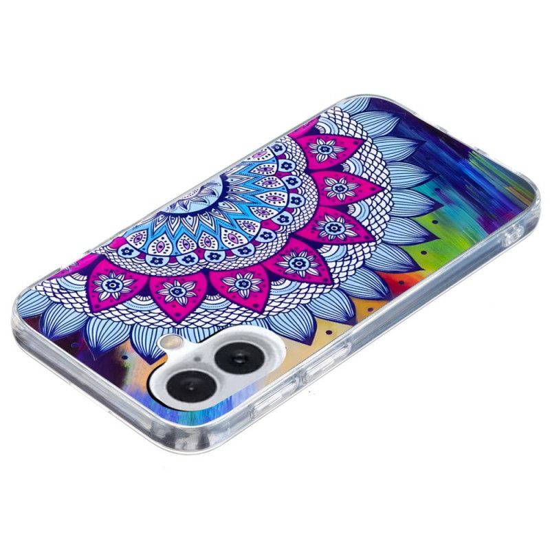 Cover iPhone 16 Mandala Blomst