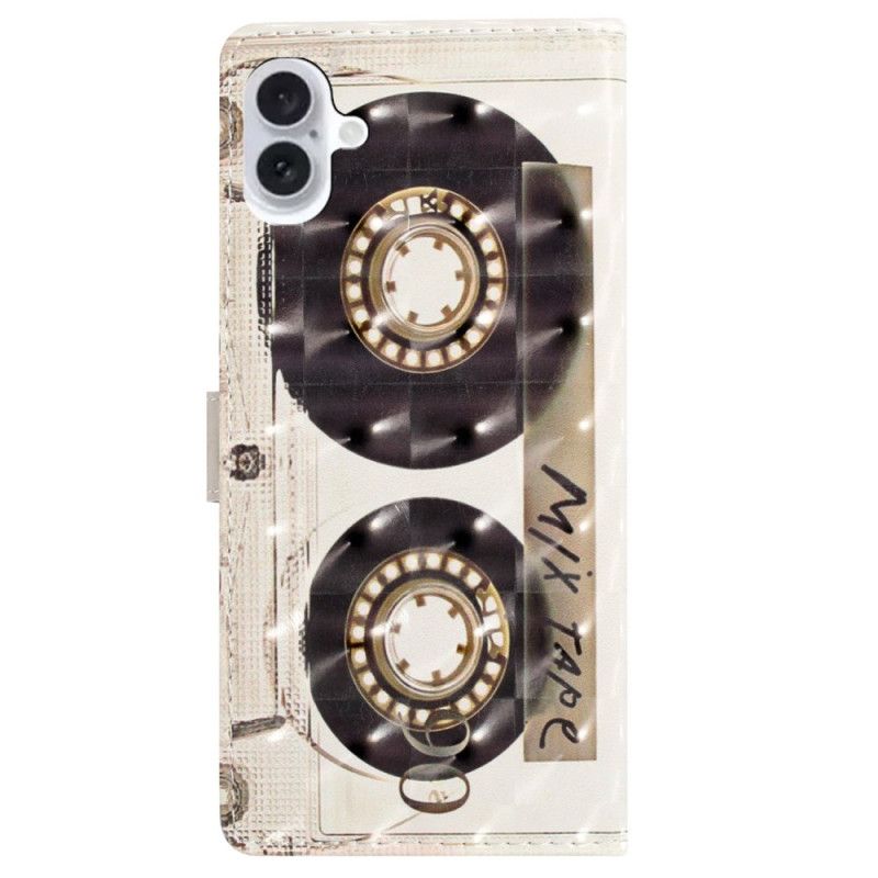 Flip Cover iPhone 16 Lanyard Cassette