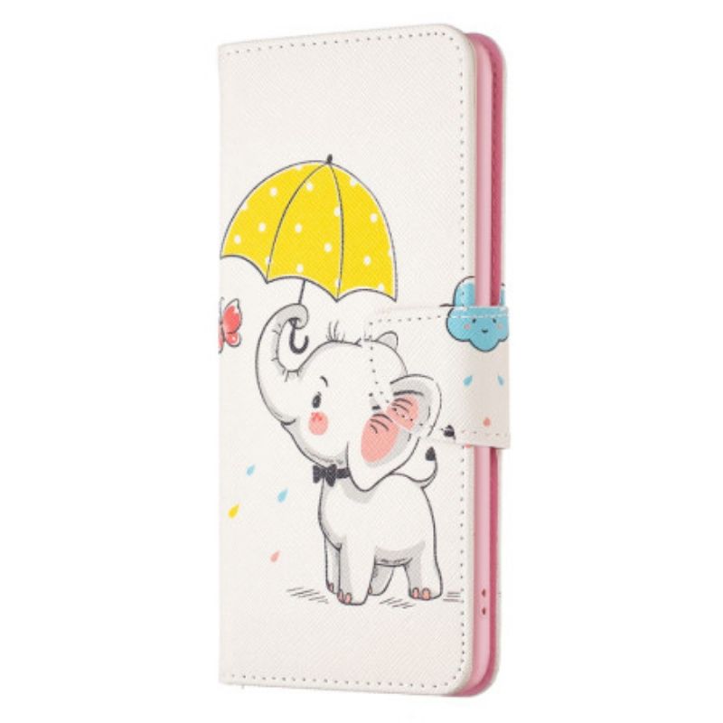 Flip Cover iPhone 16 Paraply Og Elefant