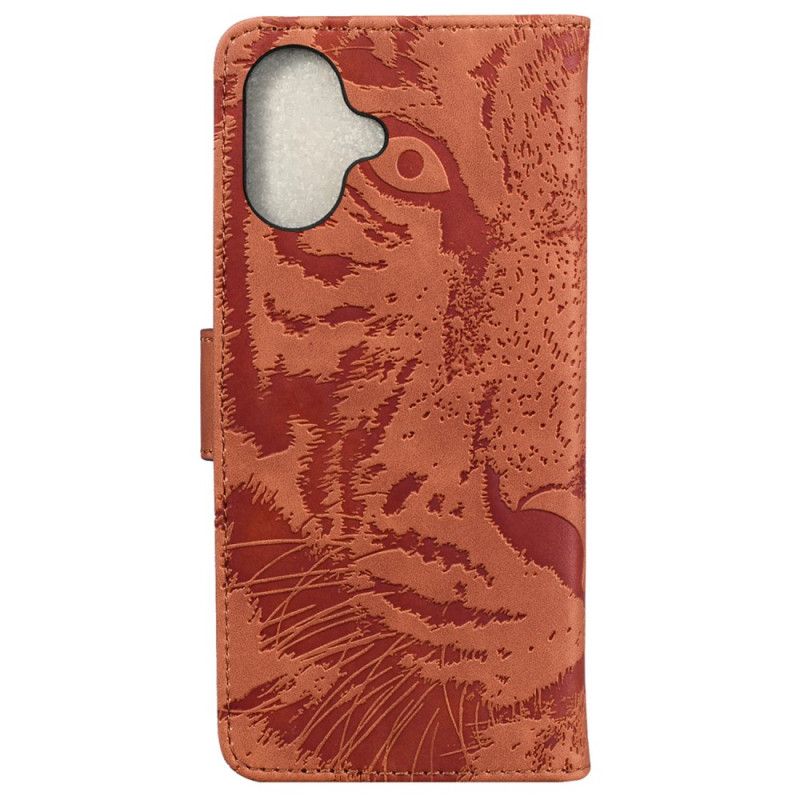 Flip Cover iPhone 16 Tiger Footprint