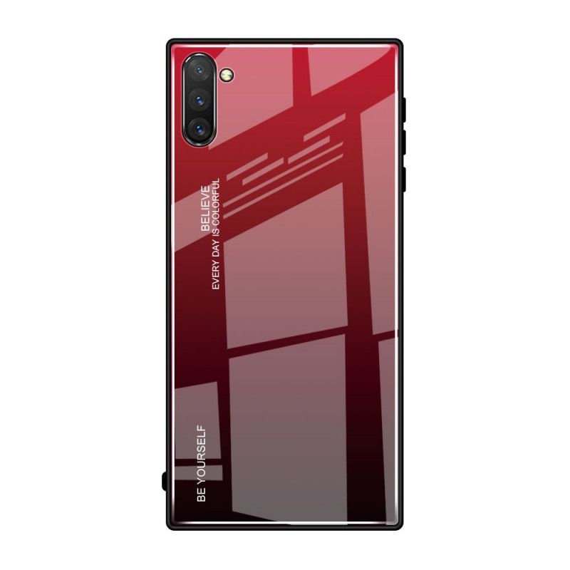 Cover for Samsung Galaxy Note 10 Plus Rød Galvaniseret Farve