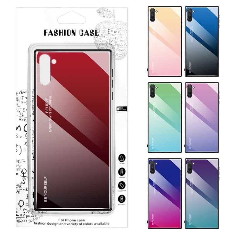 Cover for Samsung Galaxy Note 10 Plus Rød Galvaniseret Farve