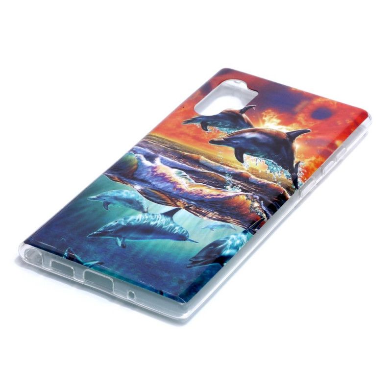 Cover Samsung Galaxy Note 10 Plus Delfiner I Naturen