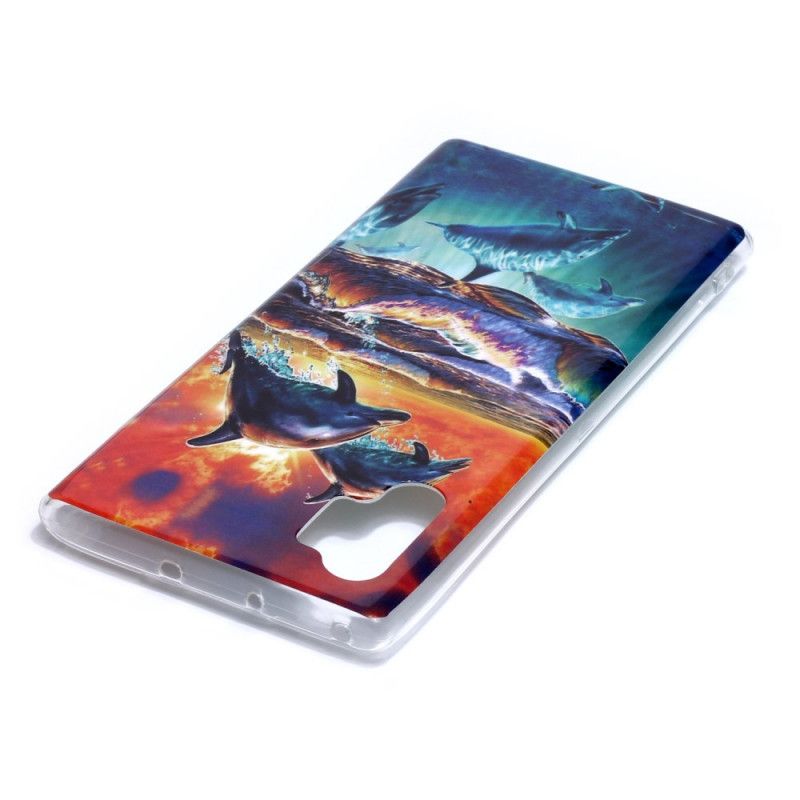 Cover Samsung Galaxy Note 10 Plus Delfiner I Naturen