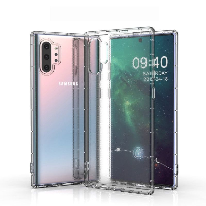 Cover Samsung Galaxy Note 10 Plus Gennemsigtig Forstærket Beskyttelse