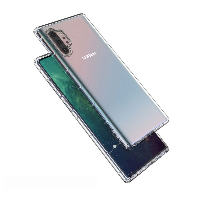 Cover Samsung Galaxy Note 10 Plus Gennemsigtig Forstærket Beskyttelse