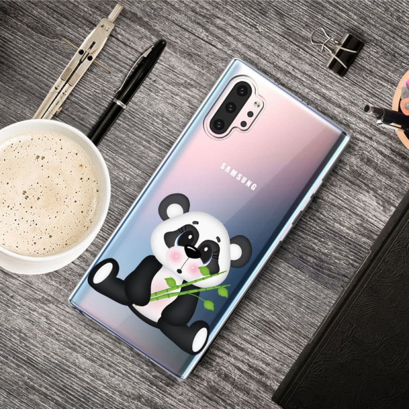 Cover Samsung Galaxy Note 10 Plus Gennemsigtig Trist Panda