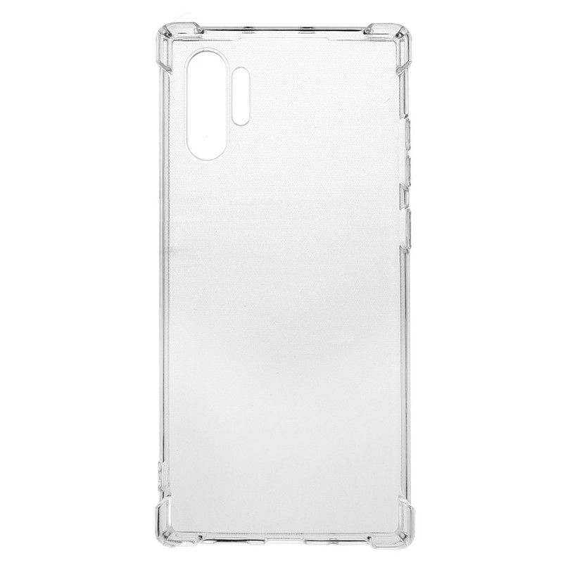 Cover Samsung Galaxy Note 10 Plus Gennemsigtige Forstærkede Hjørner