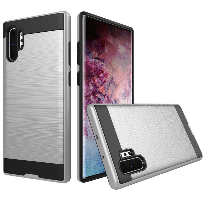 Cover Samsung Galaxy Note 10 Plus Sort Fremtidig Kulfiber Beskyttelse