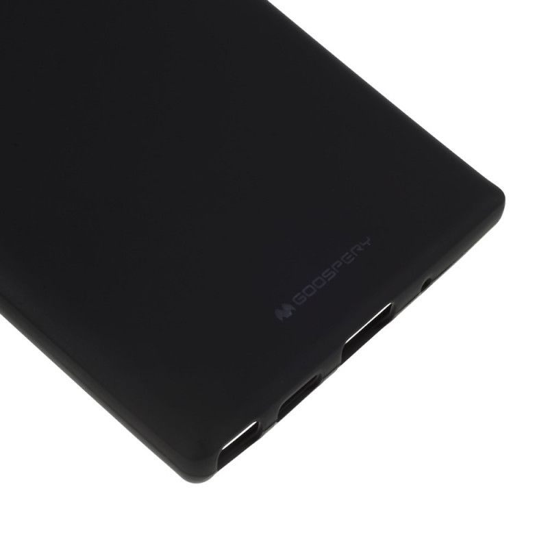 Cover Samsung Galaxy Note 10 Plus Sort Mat Kviksølv Original