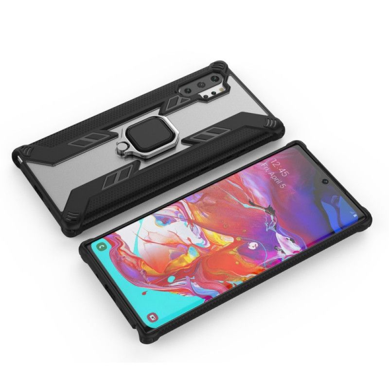 Cover Samsung Galaxy Note 10 Plus Sort Mobilcover Kriger Med Ring