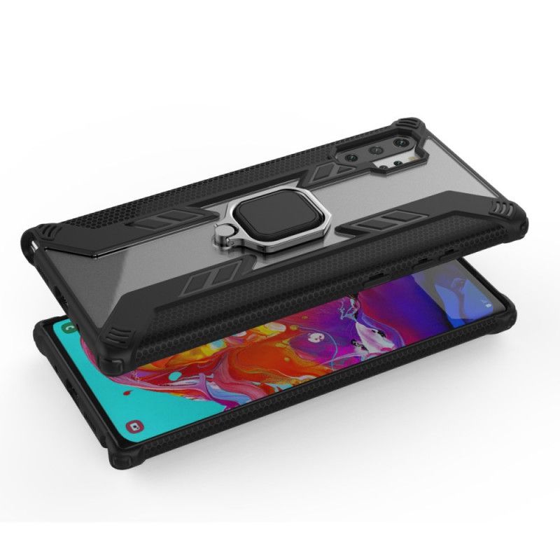 Cover Samsung Galaxy Note 10 Plus Sort Mobilcover Kriger Med Ring