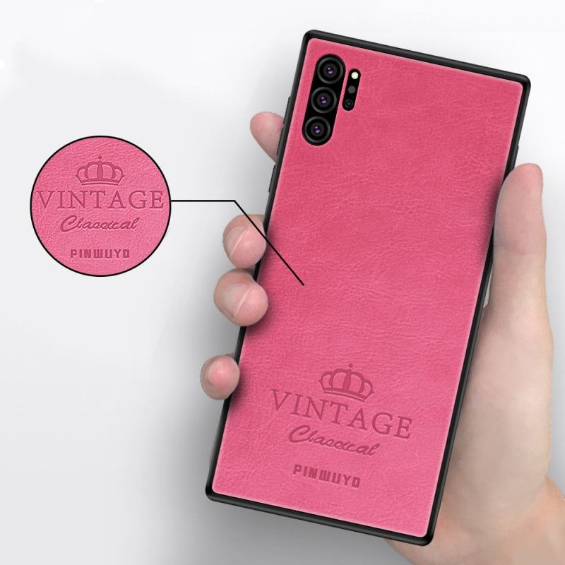 Cover Samsung Galaxy Note 10 Plus Sort Vintage Pinwuyo