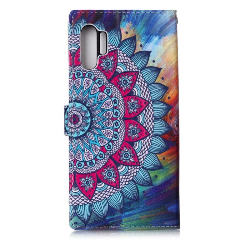 Flip Cover Læder Samsung Galaxy Note 10 Plus Konge Mandala