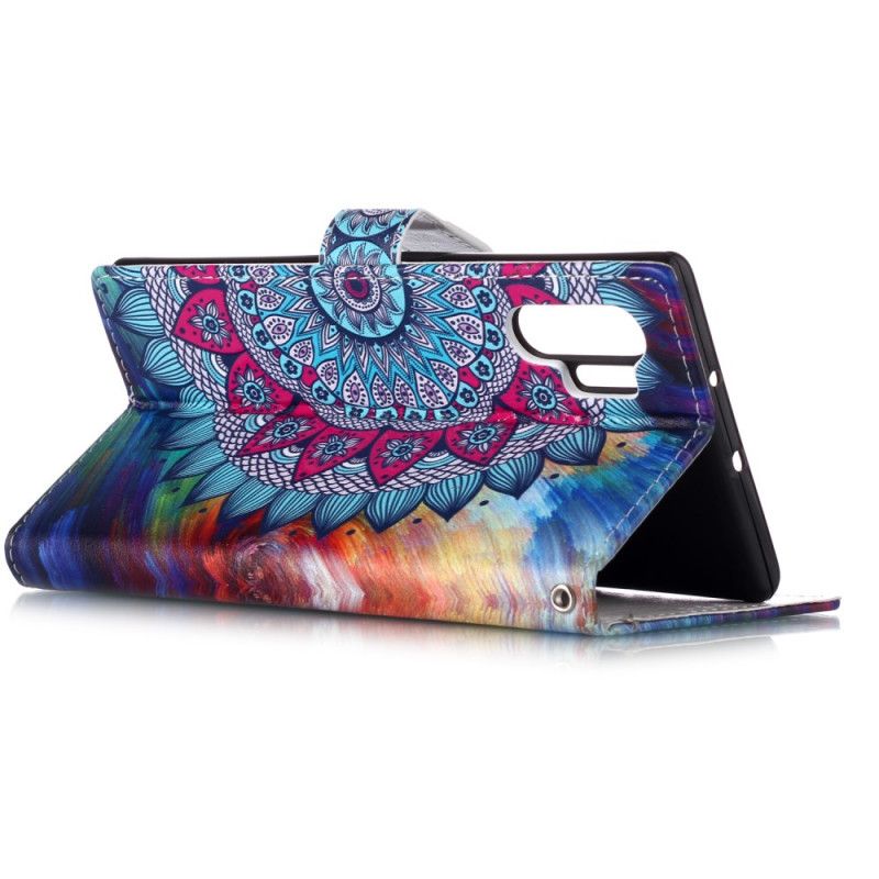 Flip Cover Læder Samsung Galaxy Note 10 Plus Konge Mandala