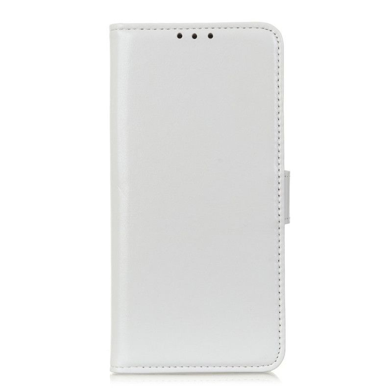 Flip Cover Læder Samsung Galaxy Note 10 Plus Sort Blank Imiteret Læder Beskyttelse