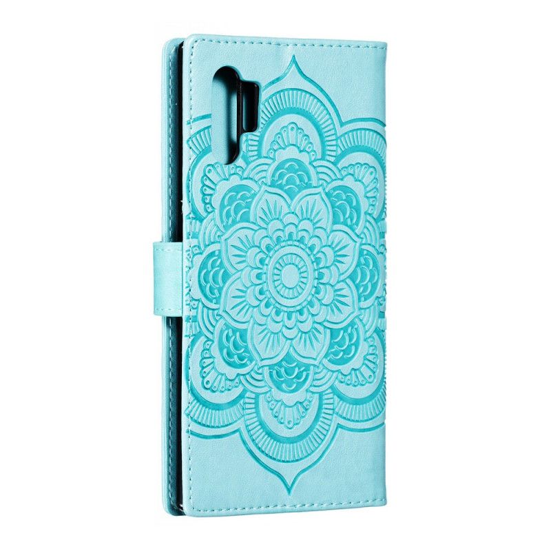 Flip Cover Samsung Galaxy Note 10 Plus Sort Fuld Mandala