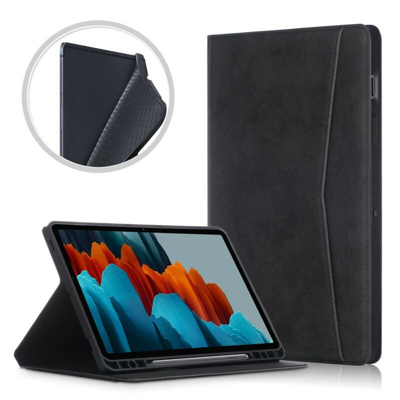 Case Samsung Galaxy Tab S8 / Tab S7 Business Læder Effekt