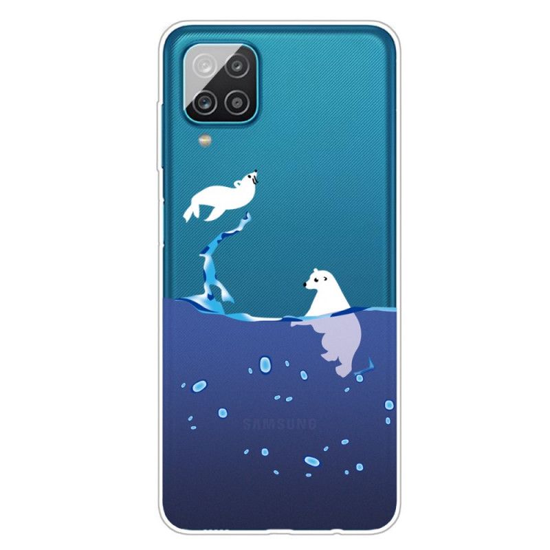 Cover for Samsung Galaxy A12 Havspil