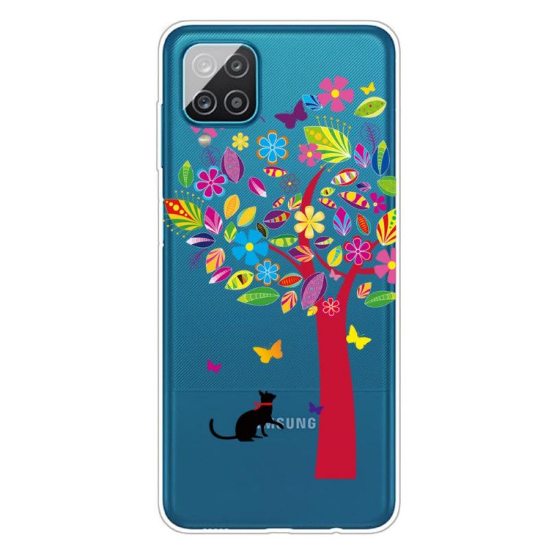 Cover for Samsung Galaxy A12 Kat Under Træet