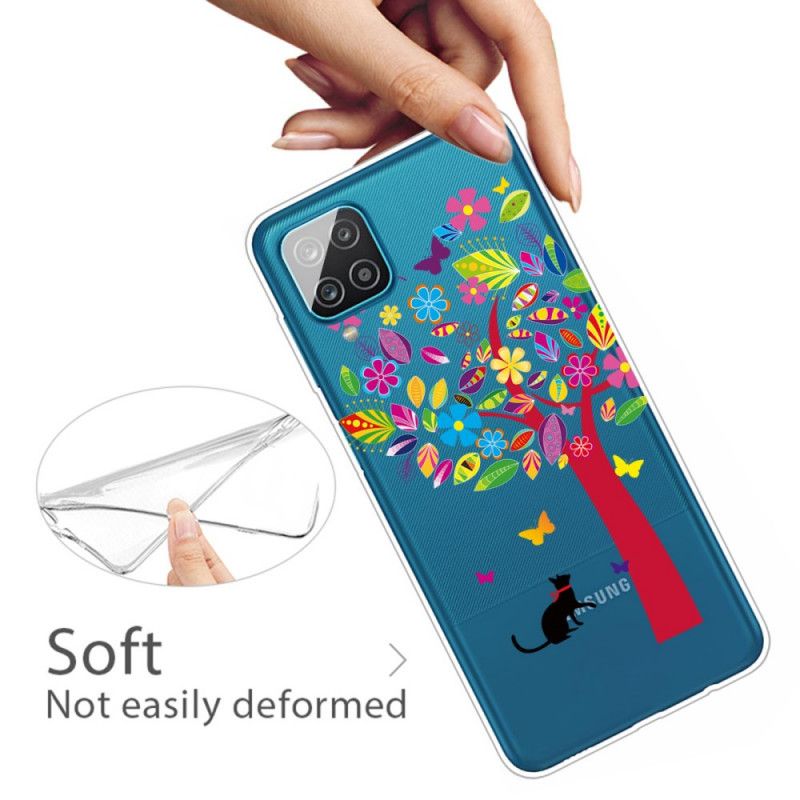 Cover for Samsung Galaxy A12 Kat Under Træet