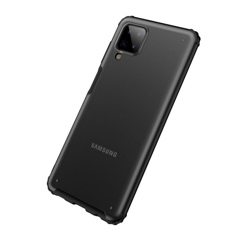 Cover for Samsung Galaxy A12 Sort Rustningsserie