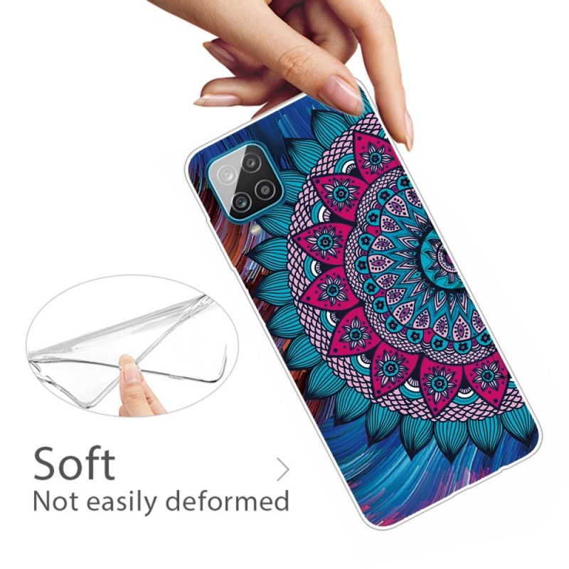 Cover Samsung Galaxy A12 Farverig Mandala