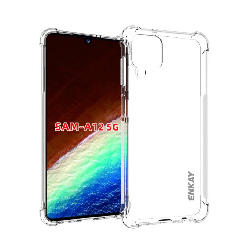 Cover Samsung Galaxy A12 Gennemsigtig Enkay