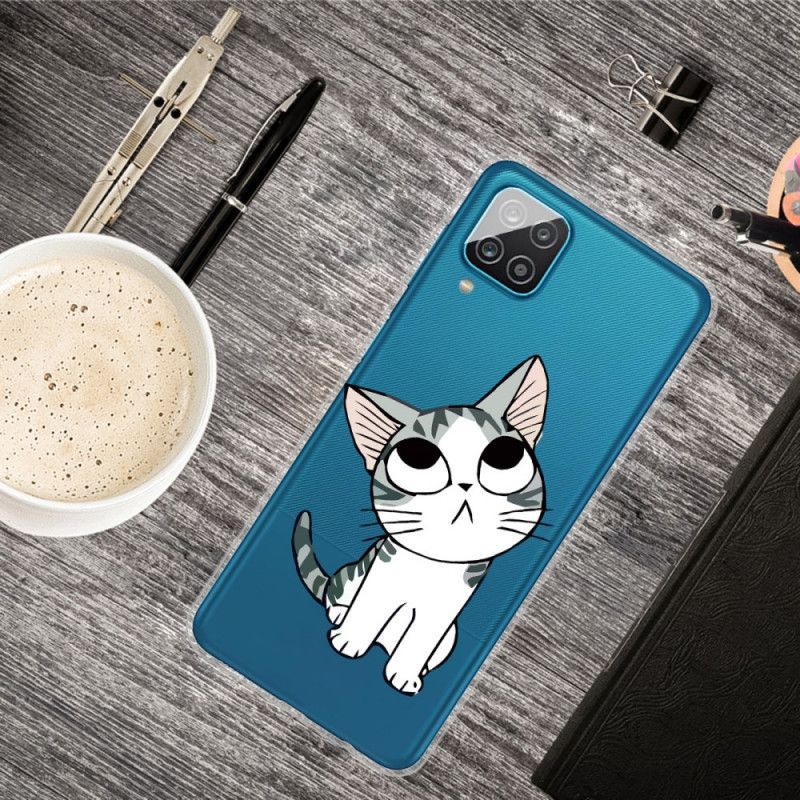 Cover Samsung Galaxy A12 Mobilcover Charmerende Kat