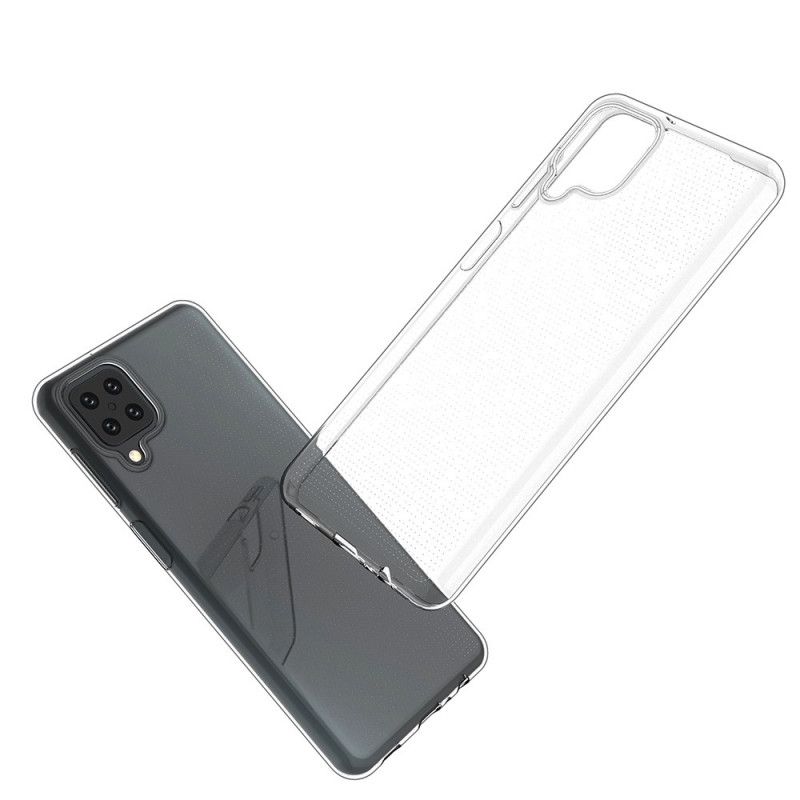 Cover Samsung Galaxy A12 Mobilcover Super Fin Gennemsigtig