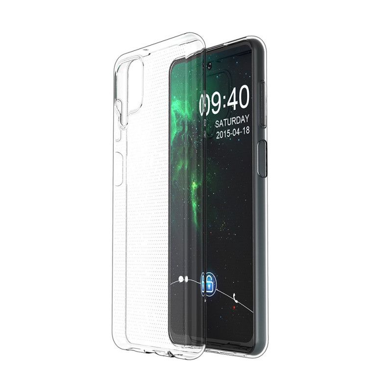 Cover Samsung Galaxy A12 Mobilcover Super Fin Gennemsigtig