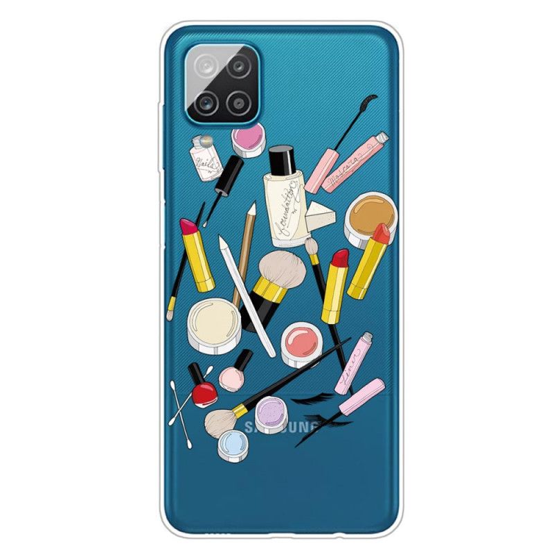 Cover Samsung Galaxy A12 Mobilcover Top Makeup