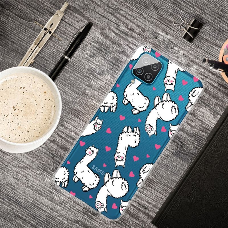 Cover Samsung Galaxy A12 Øverste Lamaer Original