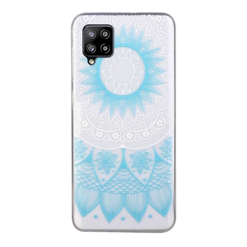 Cover Samsung Galaxy A12 Pink Gennemsigtig Farverig Mandala