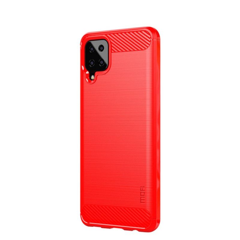 Cover Samsung Galaxy A12 Sort Mofi Børstet Kulfiber Beskyttelse