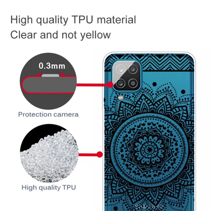 Cover Samsung Galaxy A12 Sublim Mandala