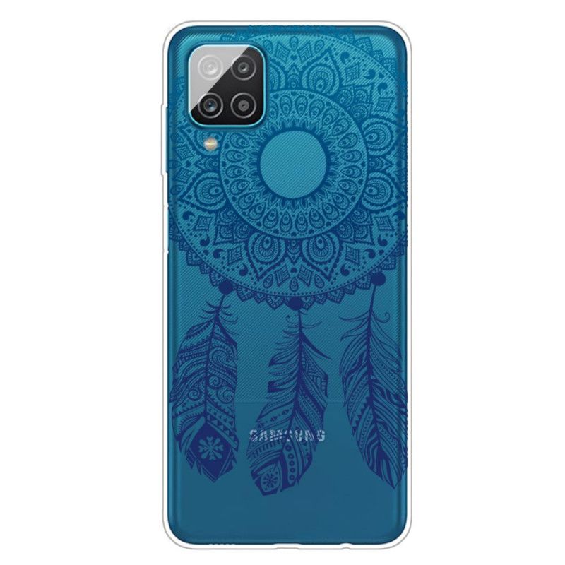 Cover Samsung Galaxy A12 Unik Blomstermandala Beskyttelse