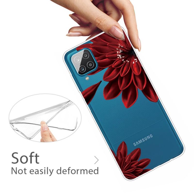 Cover Samsung Galaxy A12 Vilde Blomster