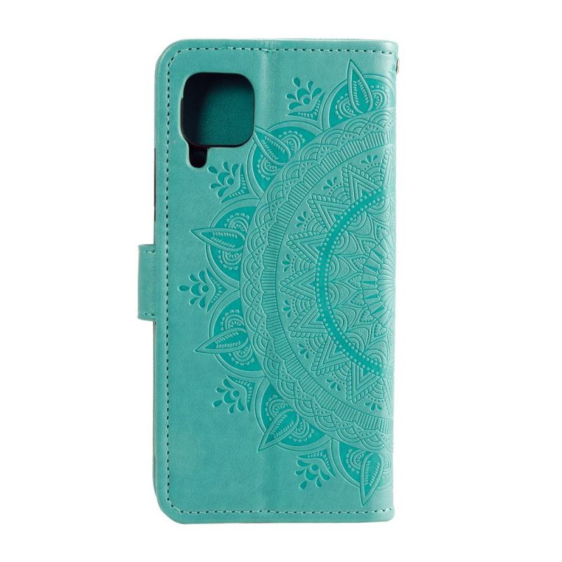 Flip Cover Samsung Galaxy A12 Grå Mobilcover Solmandala