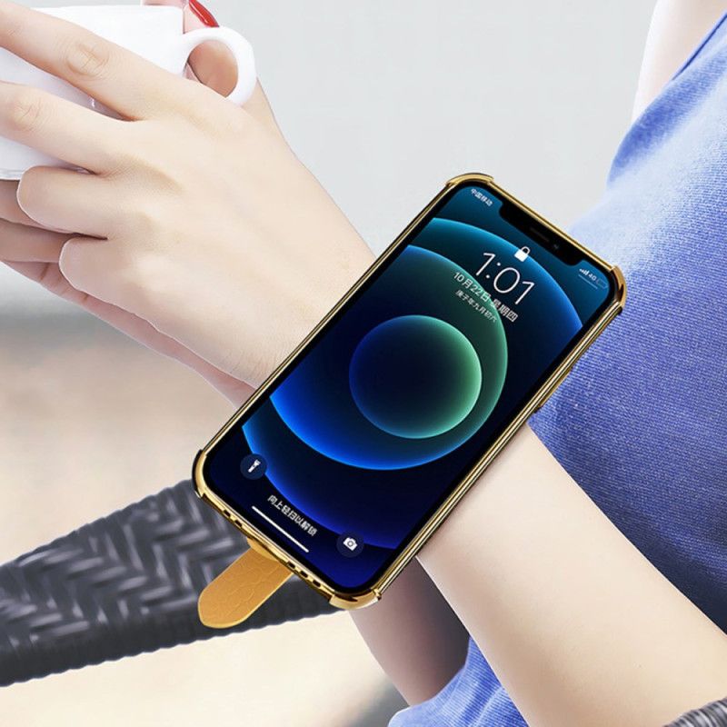 Cover Samsung Galaxy A55 5g Armbånd Og Holder I Krokodillestil