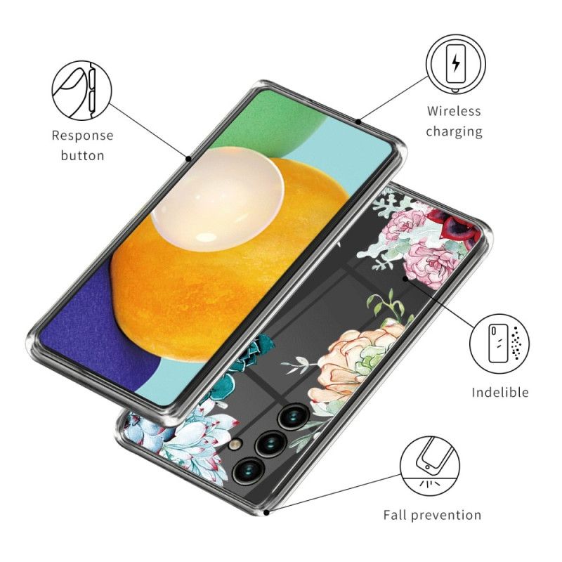 Cover Samsung Galaxy A55 5g Blomster