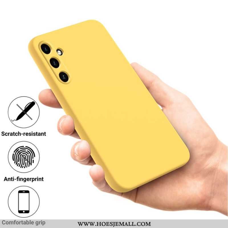 Cover Samsung Galaxy A55 5g Telefon Etui Flydende Silikone Strop