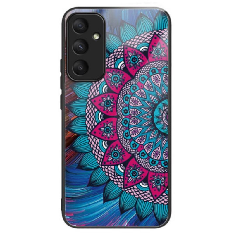 Cover Samsung Galaxy A55 5g Telefon Etui Mandala Hærdet Glas