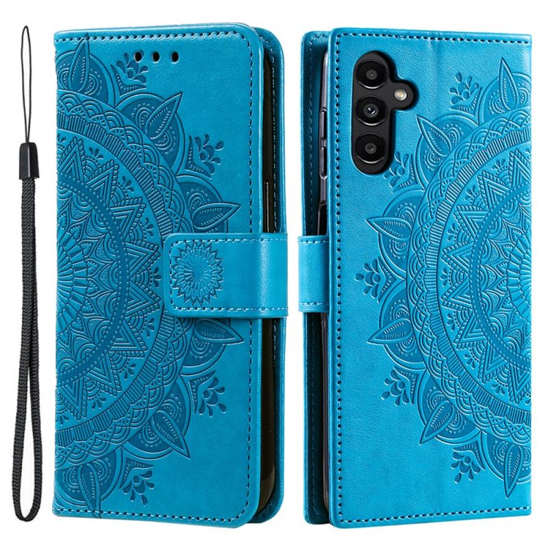 Flip Cover Samsung Galaxy A55 5g Mandala Sol Med Rem