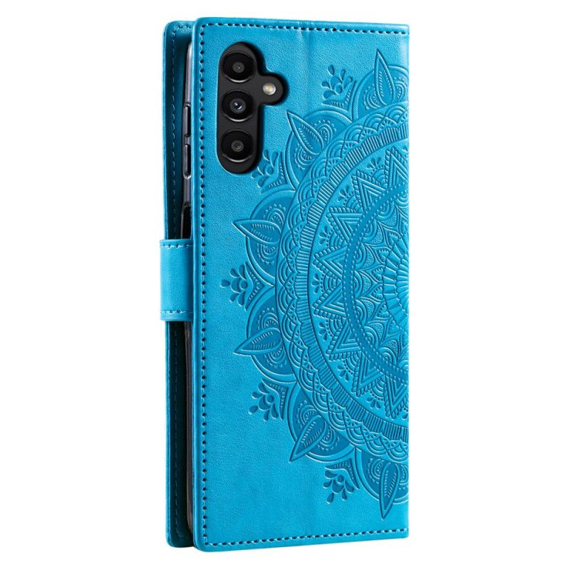 Flip Cover Samsung Galaxy A55 5g Mandala Sol Med Rem