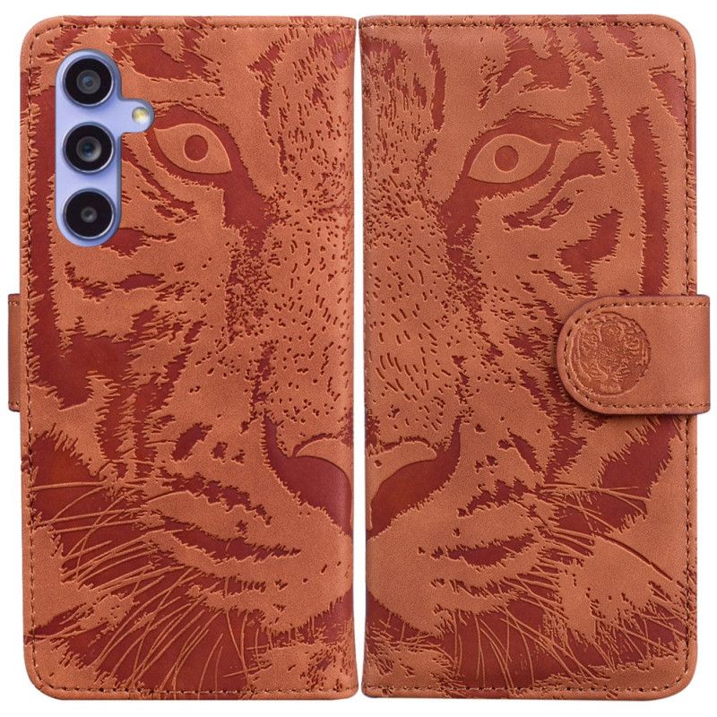 Flip Cover Samsung Galaxy A55 5g Tiger Footprint