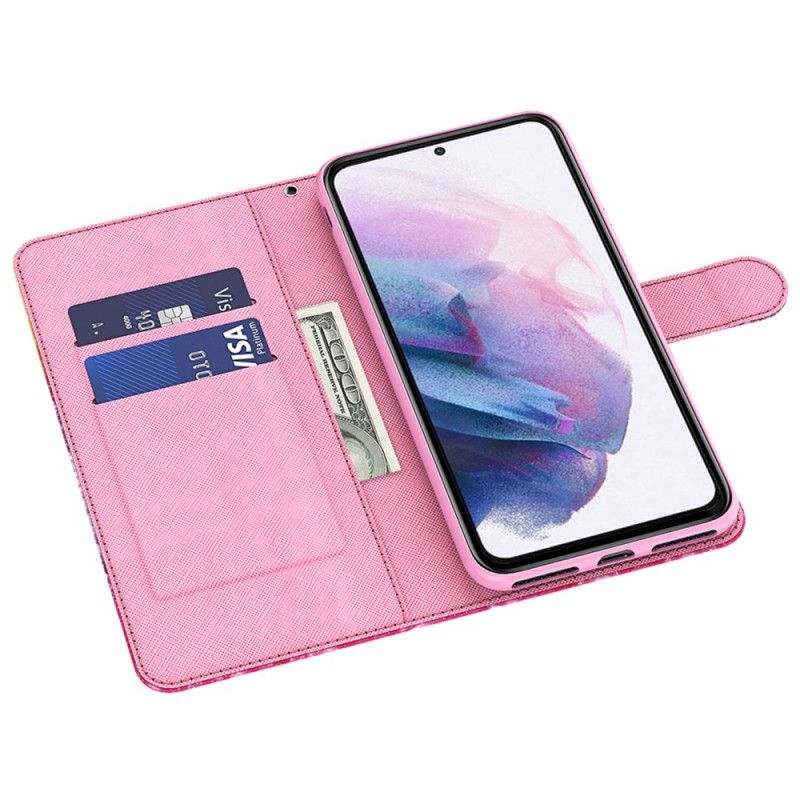 Læder Cover Samsung Galaxy A55 5g Stropløs Impatiens