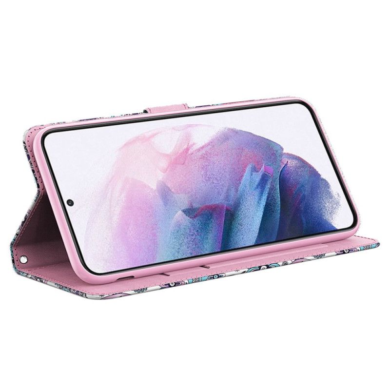 Læder Cover Samsung Galaxy A55 5g Stropløs Impatiens